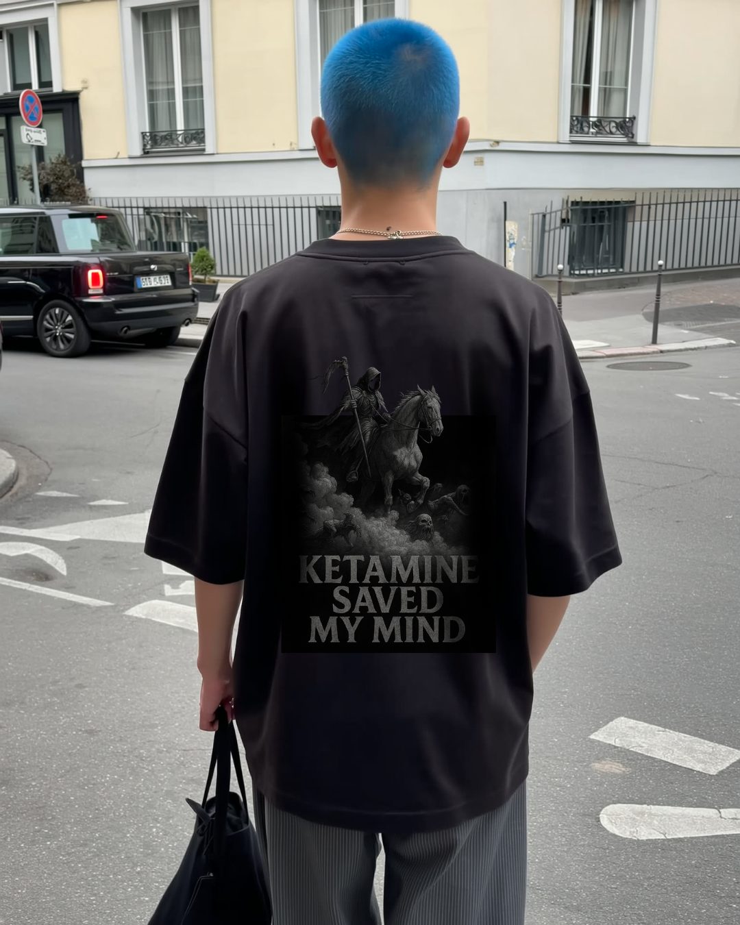 KETAMINE SAVED MY MIND - OVERSIZED SHIRT