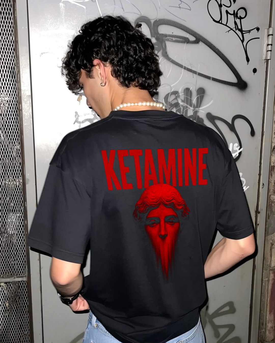 KETAMINE FACE - OVERSIZED SHIRT