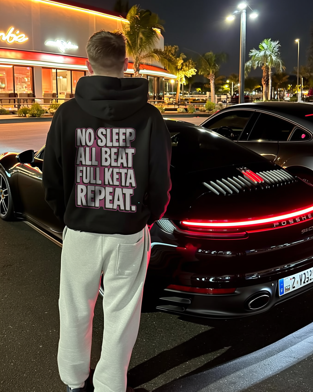 NO SLEEP - OVERSIZED HOODIE