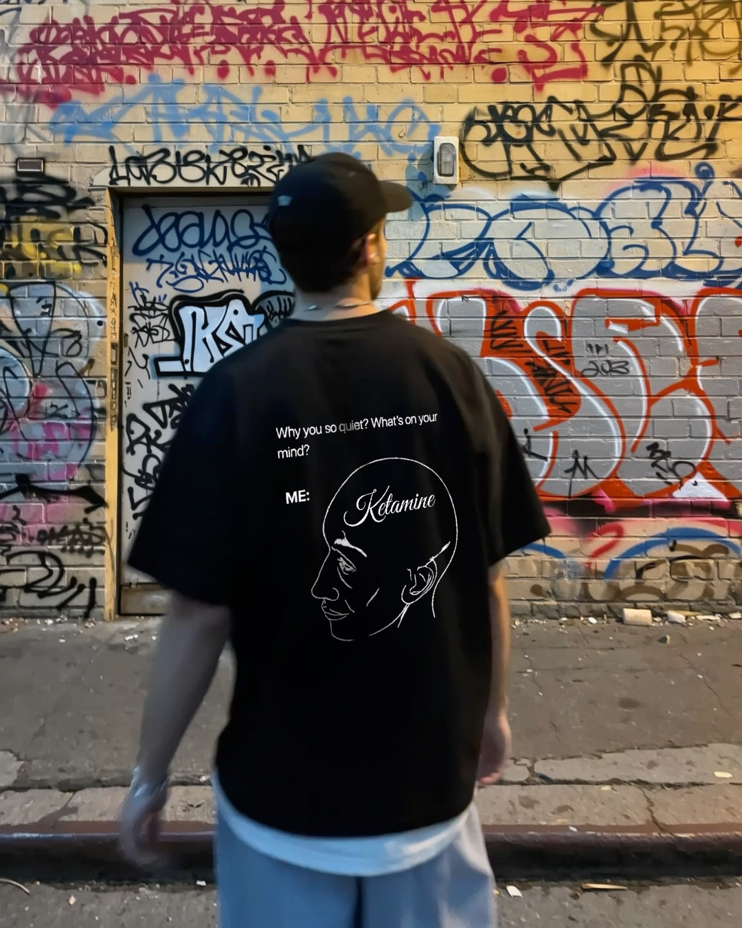 WHAT'S ON YOUR MIND - OVERSIZED SHIRT