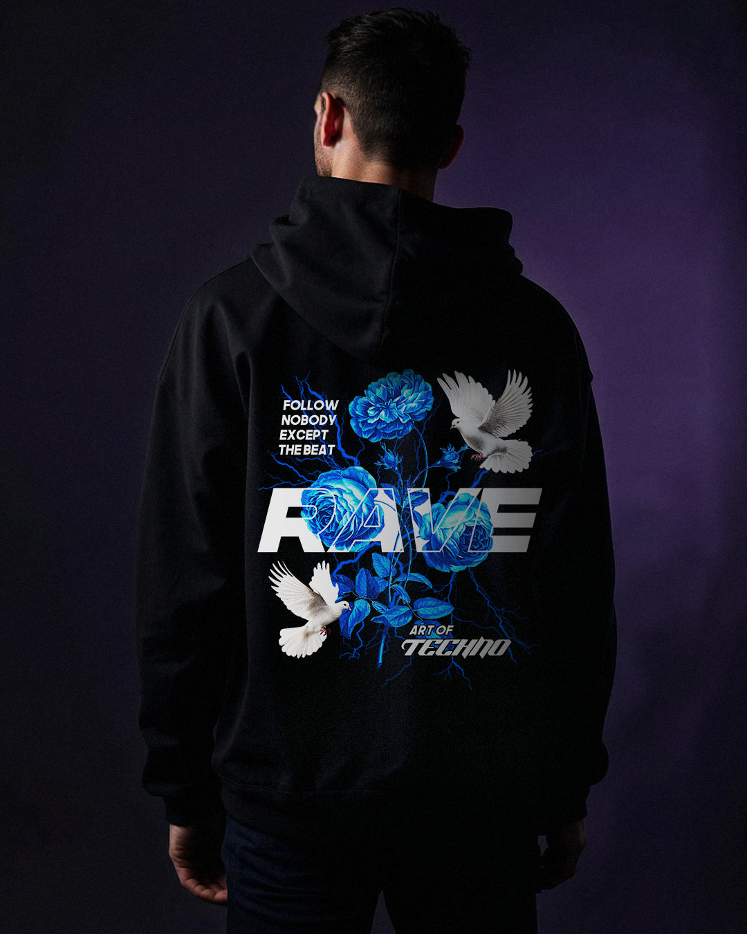 RAVE IN PEACE - Oversized Hoodie