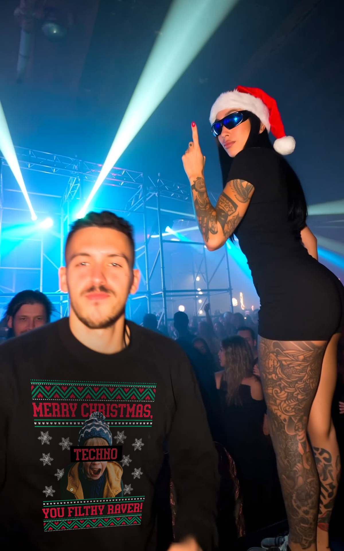 Filthy Raver - CHRISTMAS SWEATER UNISEX