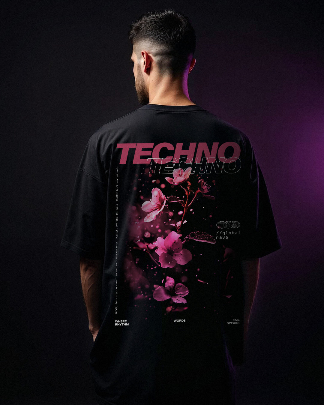 techno Oversized Shirt - RIP COLLECTION