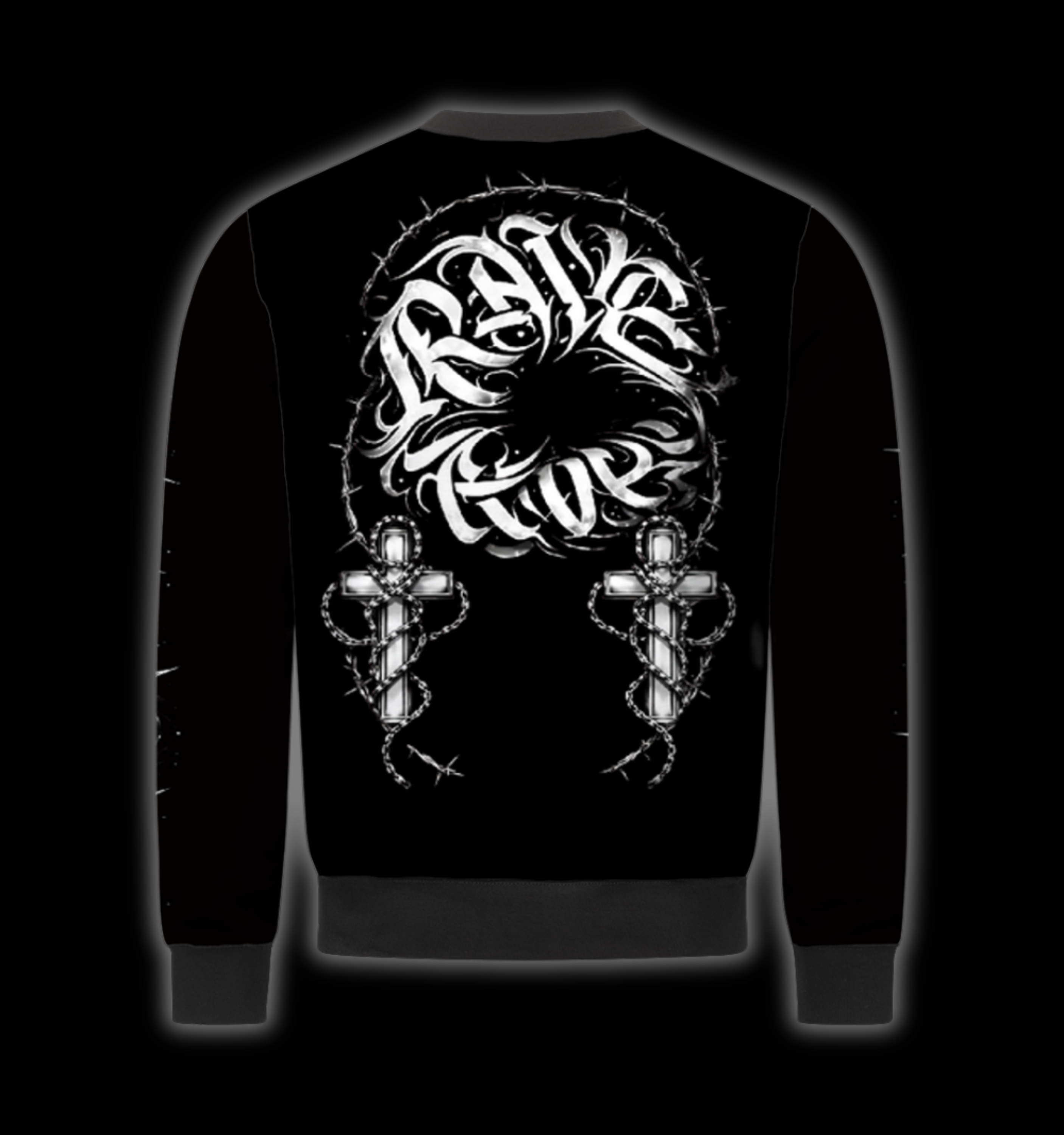 RAVE CROSS - SWEATSHIRT AOP