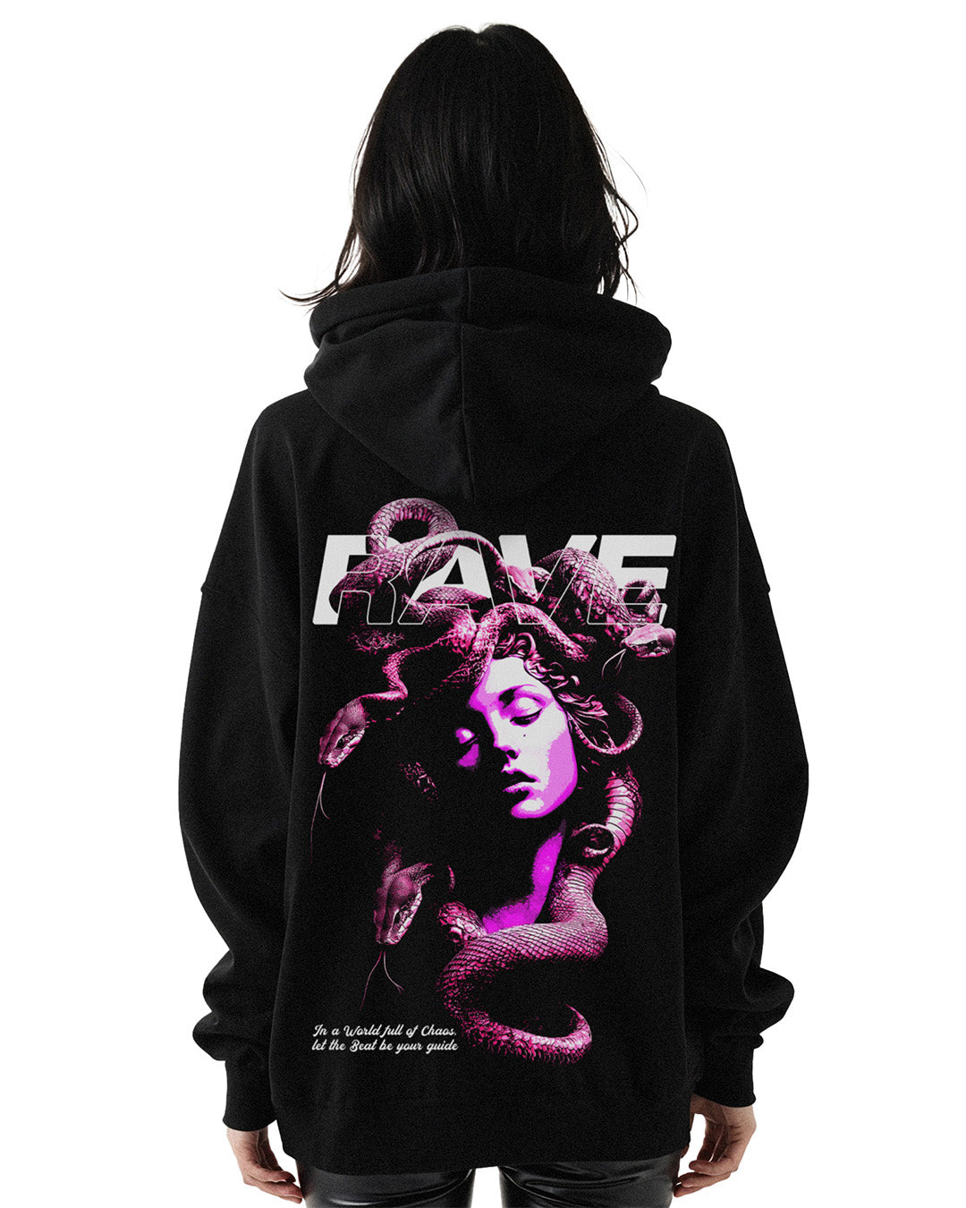 RAVE MEDUSA Oversized Hoodie -RIP COLLECTION