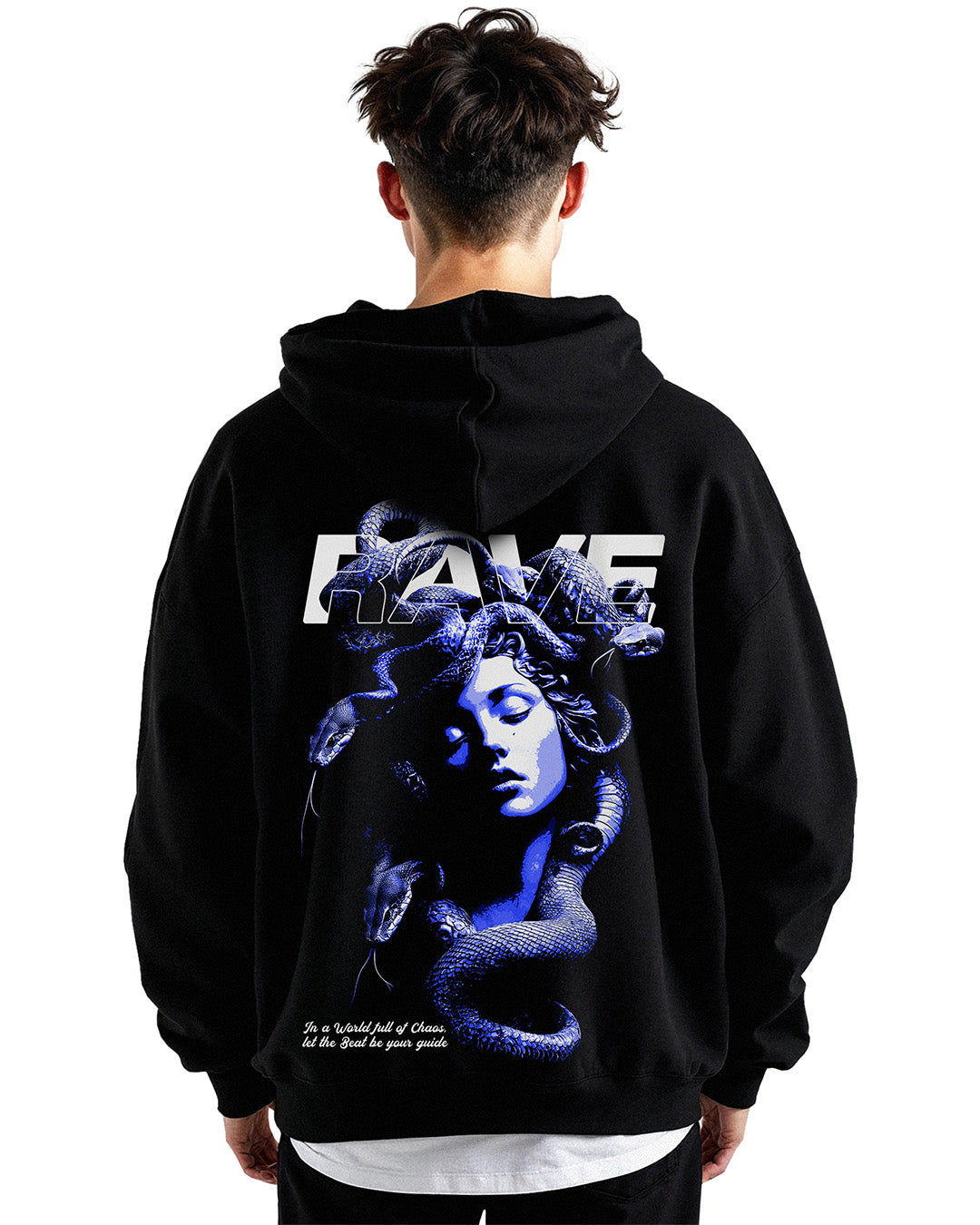 MEDUSA BLUE OVERSIZED HOODIE - RIP COLLECTION