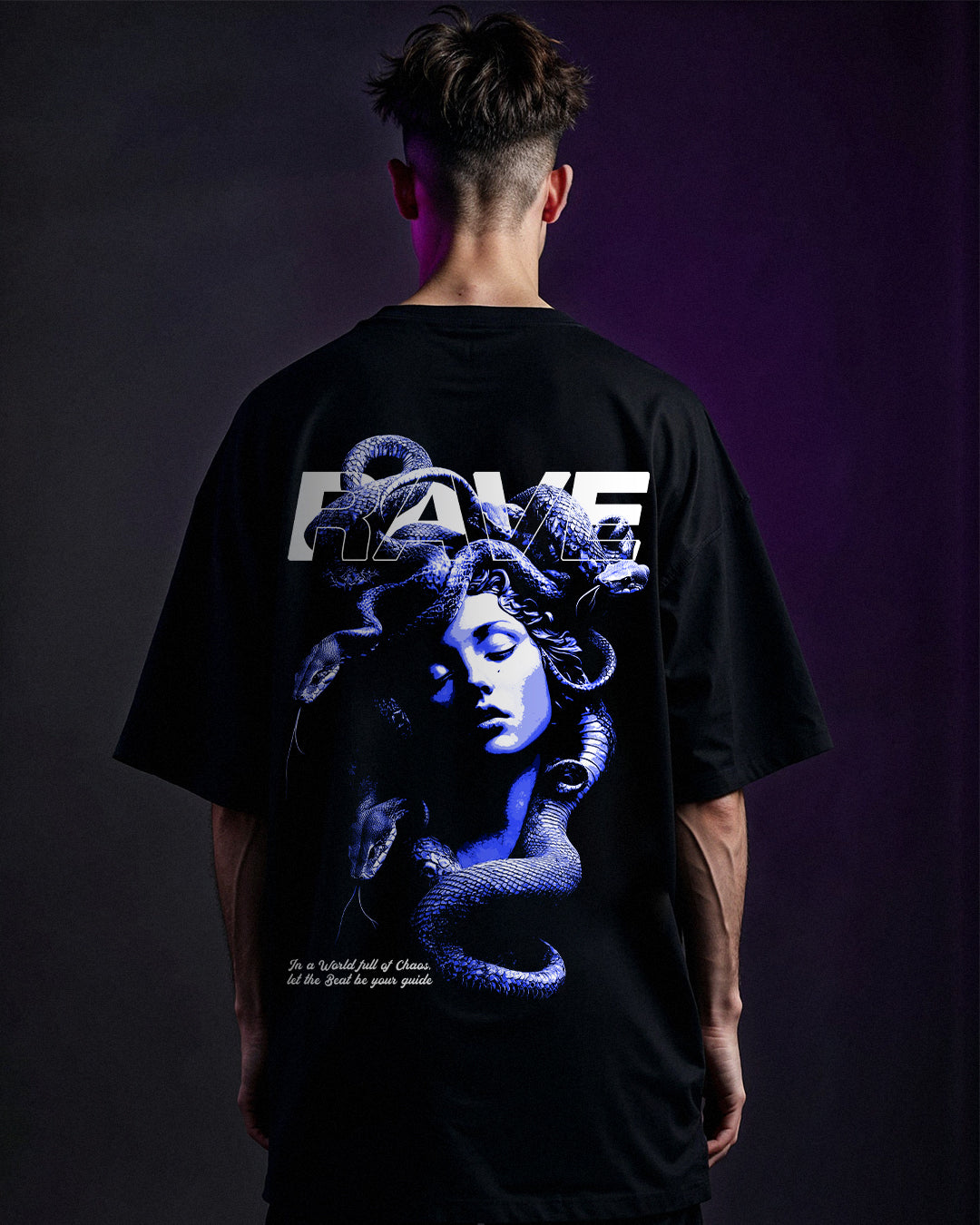 MEDUSA BLUE OVERSIZED SHIRT - RIP COLLECTION