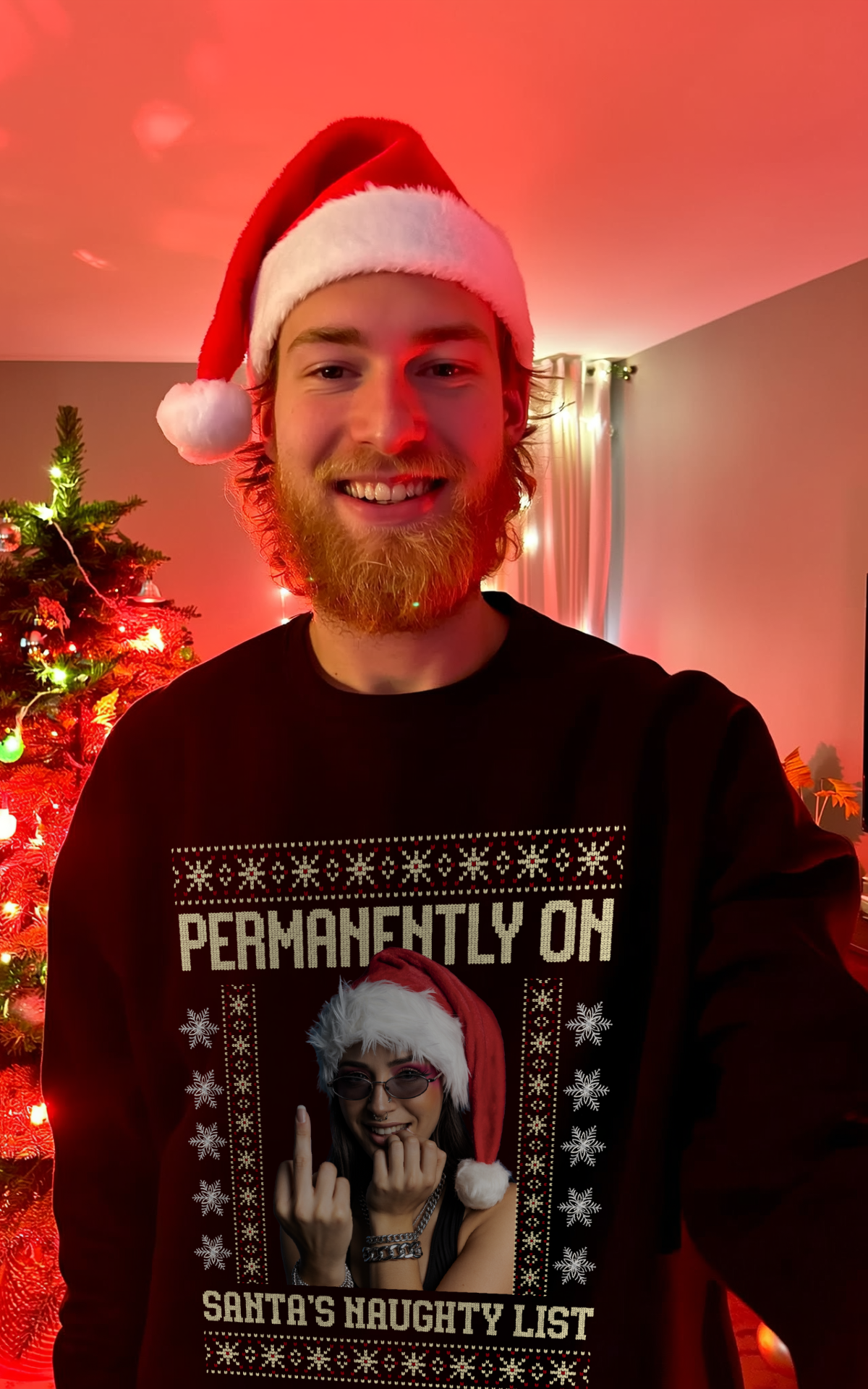 Naughty List - CHRISTMAS SWEATER UNISEX