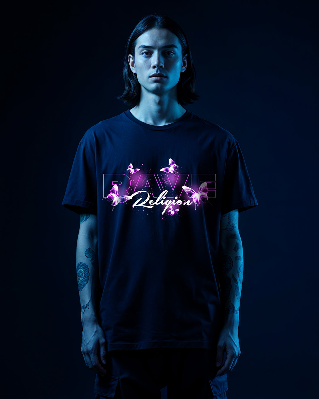 rave religion purple oversized shirt - spring collection