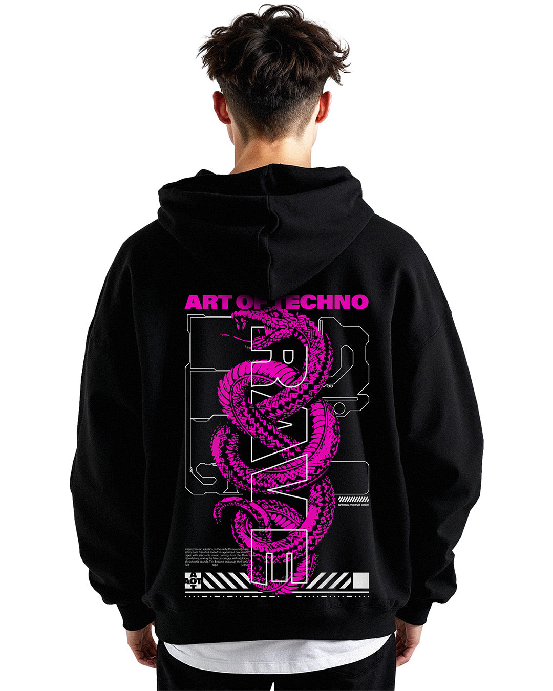 Snake Oversized Hoodie  - RIP COLLECTION