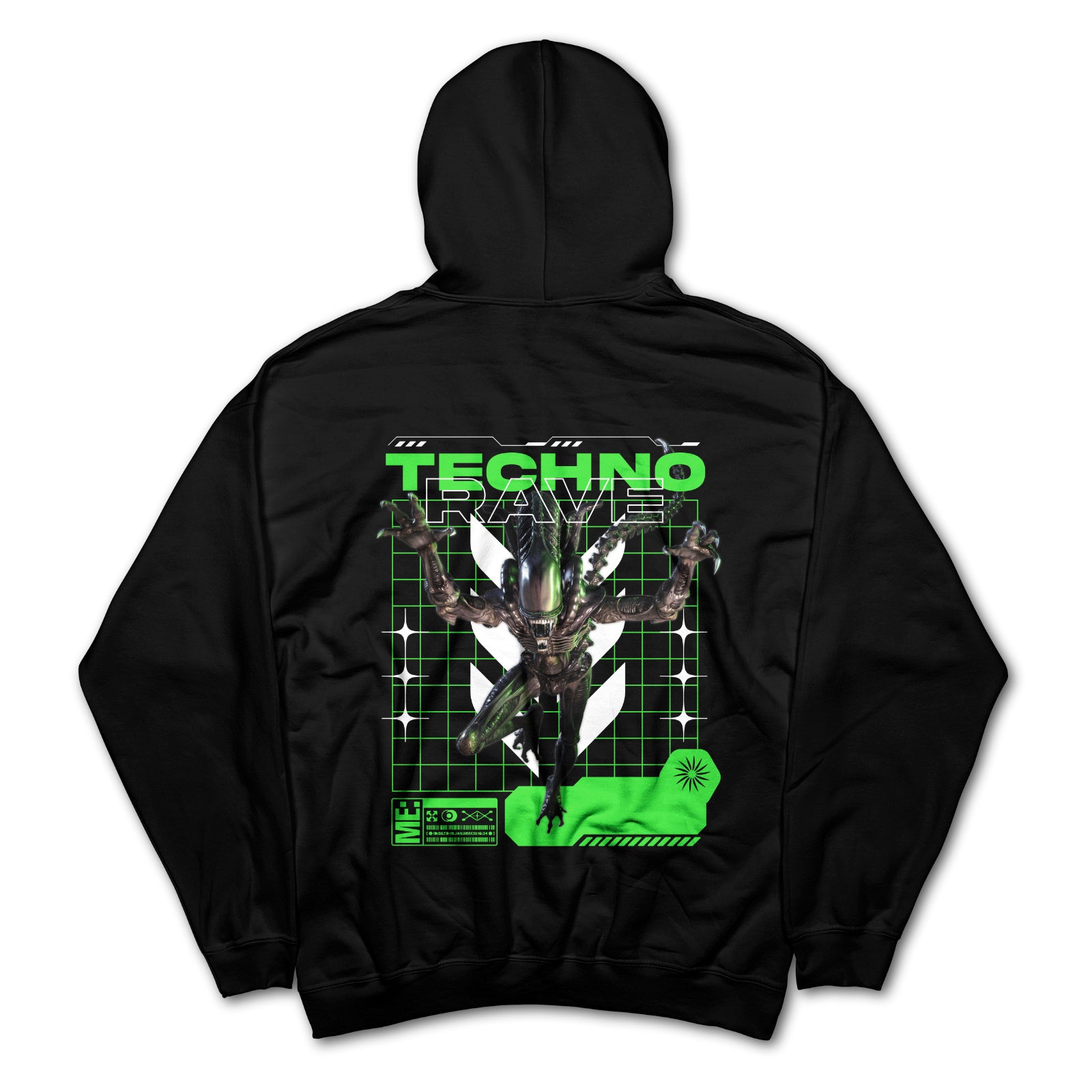 Techno Alien Hoodie