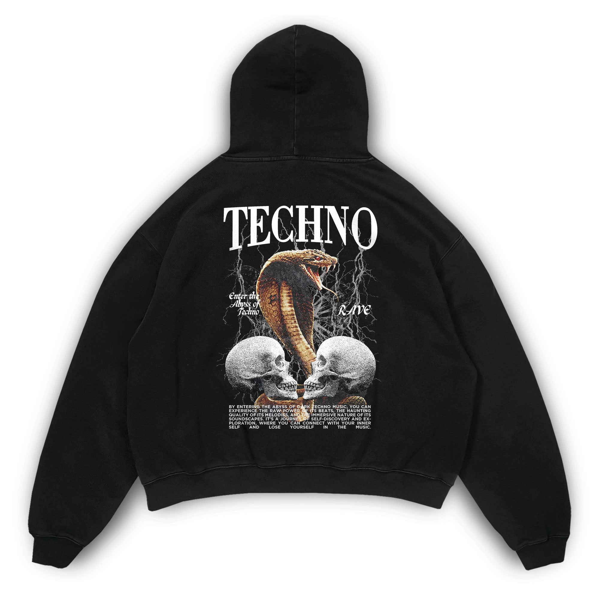 Death Snake Oversized Hoodie