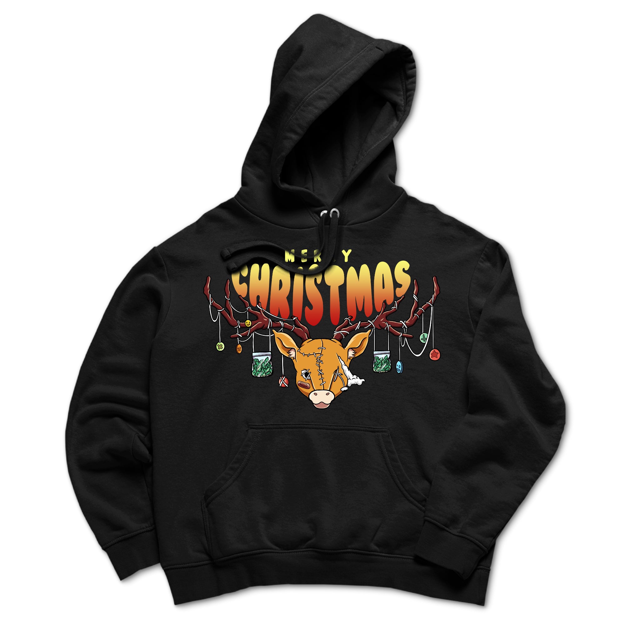 Merry Christmas Raindeer Hoodie Unisex