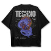 Techno Guardian Dragon Oversized T-Shirt