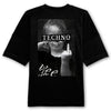 T-shirt Techno Boy Oversized Backpatch