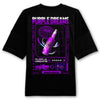 Purple Dreams Oversized Back Patch T-Shirt