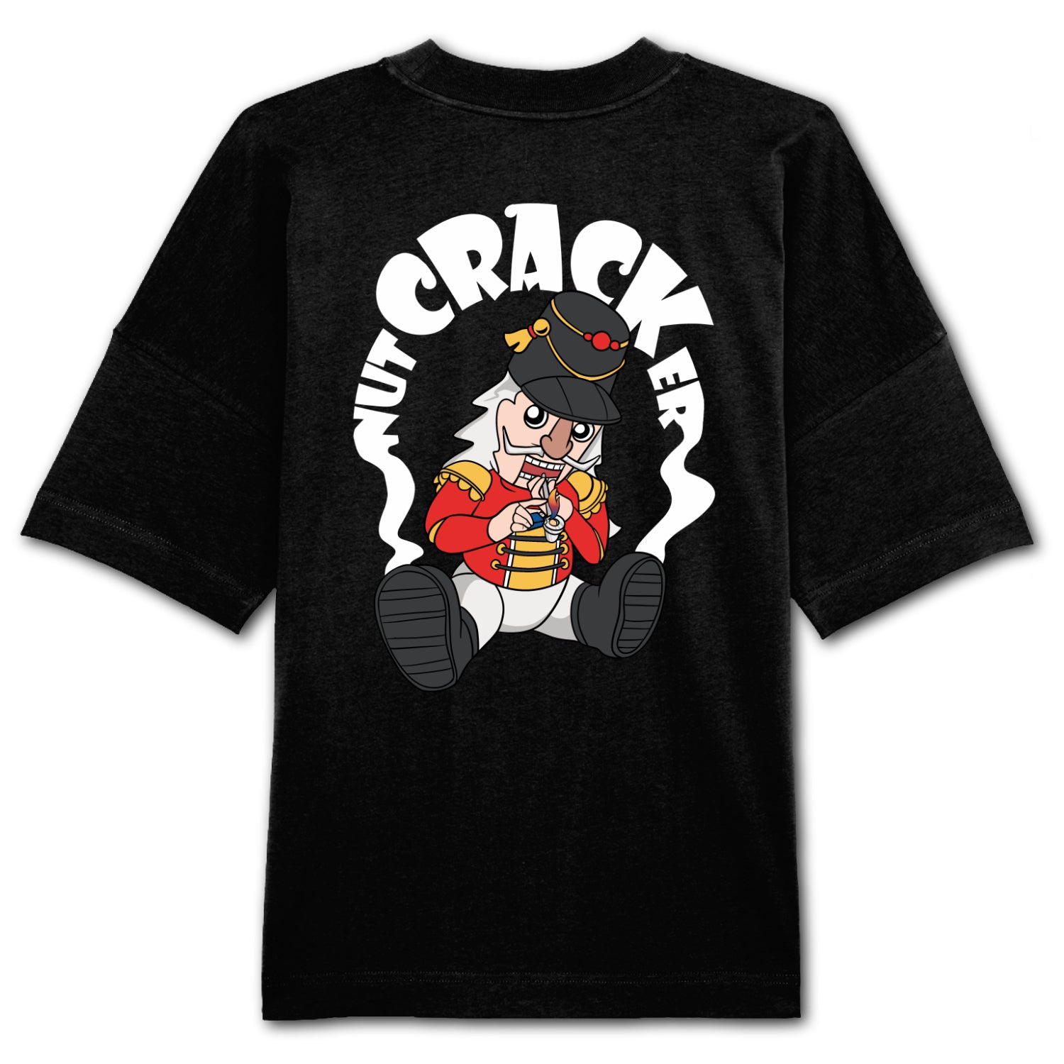 NutCRACKer Oversized Backpatch T-Shirt