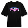 Techno Rave Neon Oversized Front T-Shirt