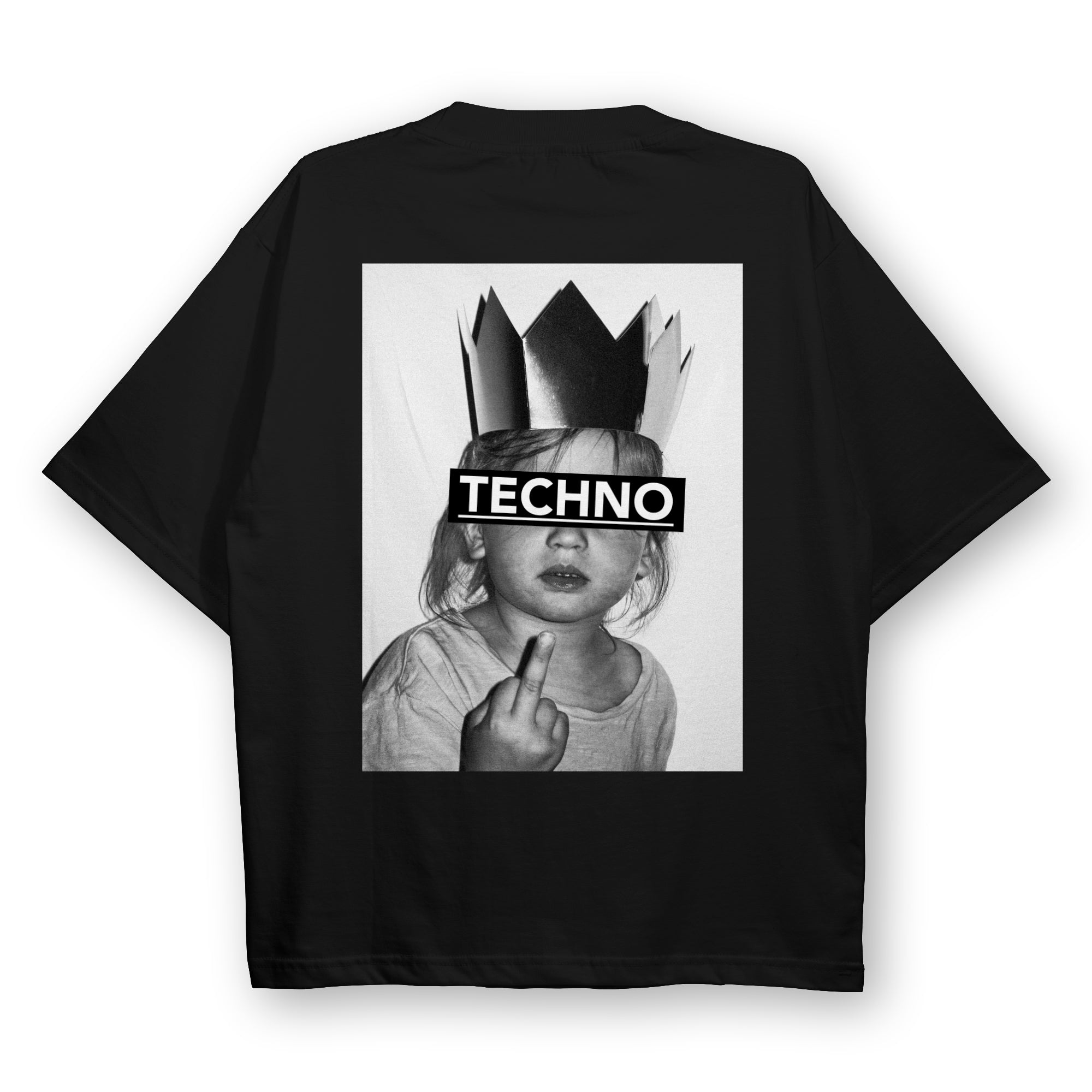 Camiseta extragrande Techno Princess unisex