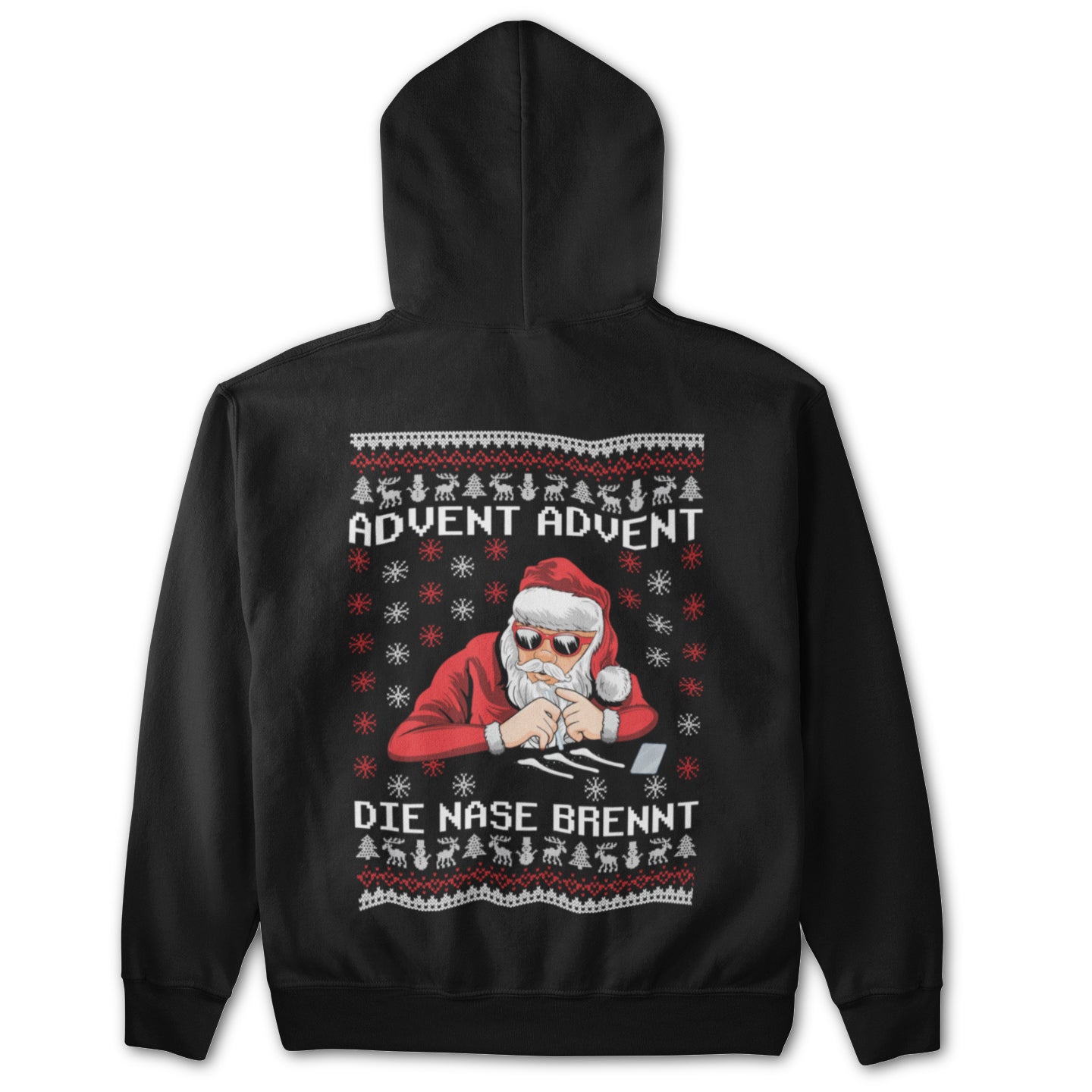 Die Nase brennt Backpatch Hoodie