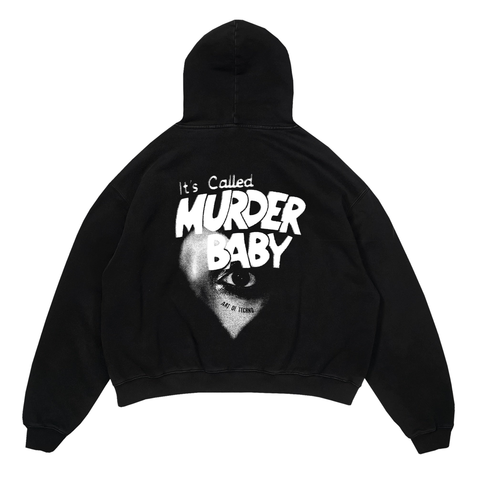 Sudadera con capucha extragrande Murder Baby