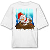 Snowman Oversized Backpatch T-Shirt Unisex