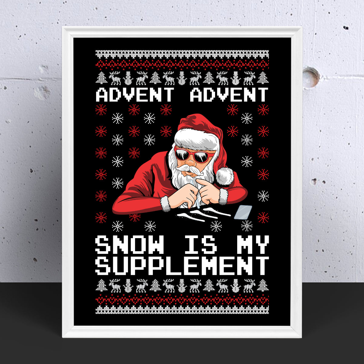 Snow Is My Supplement Poster