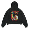 Colorful Techno Oversized Hoodie
