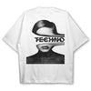 Techno Face Oversized T-Shirt