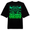 Techno Snake Oversized Back Patch T-Shirt