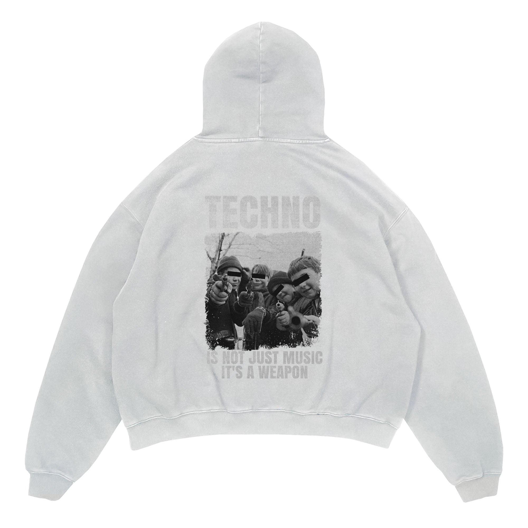 Techno Is A Weapon Oversized Hoodie