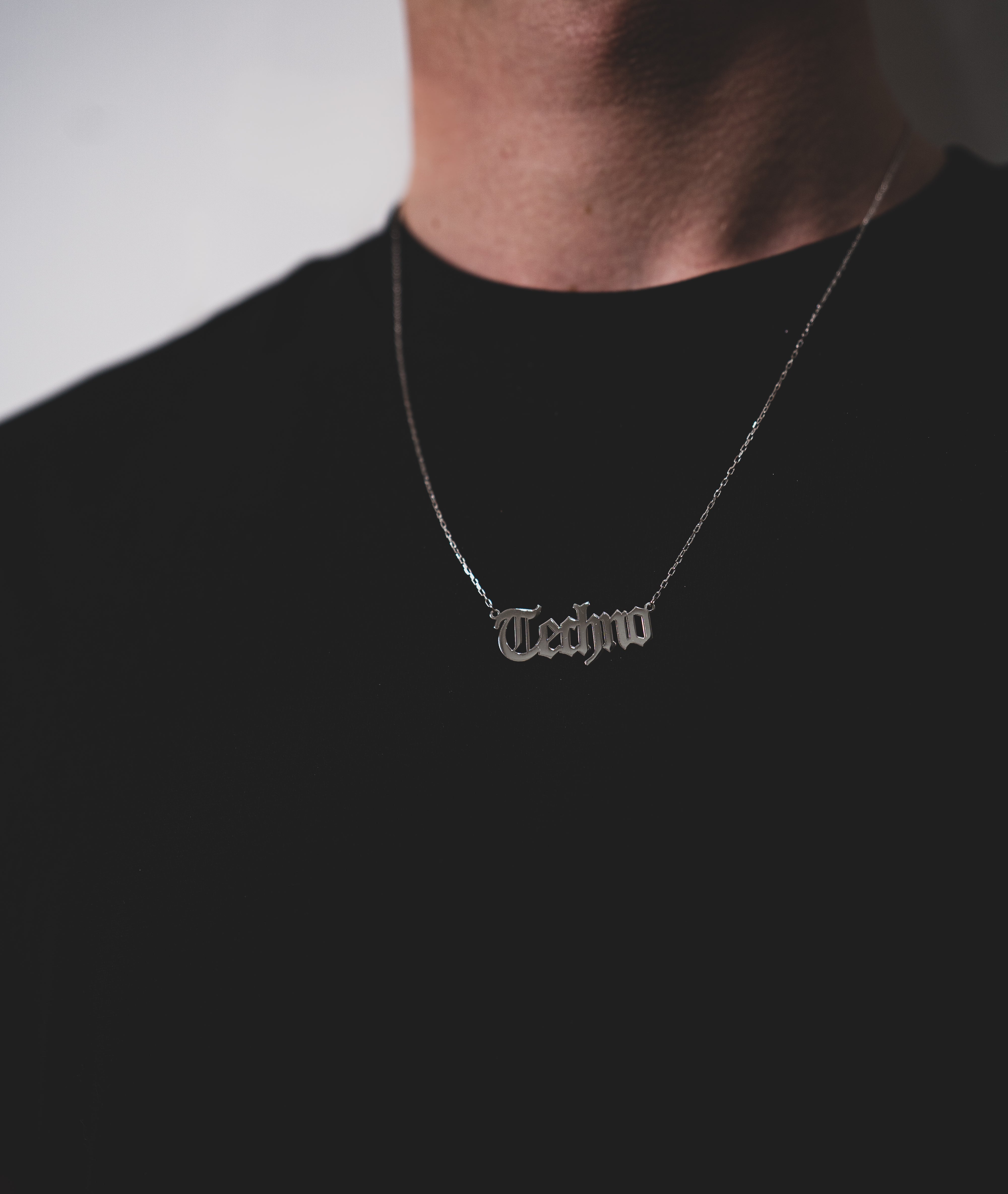 Techno Collier en argent véritable (LIMITÉE)