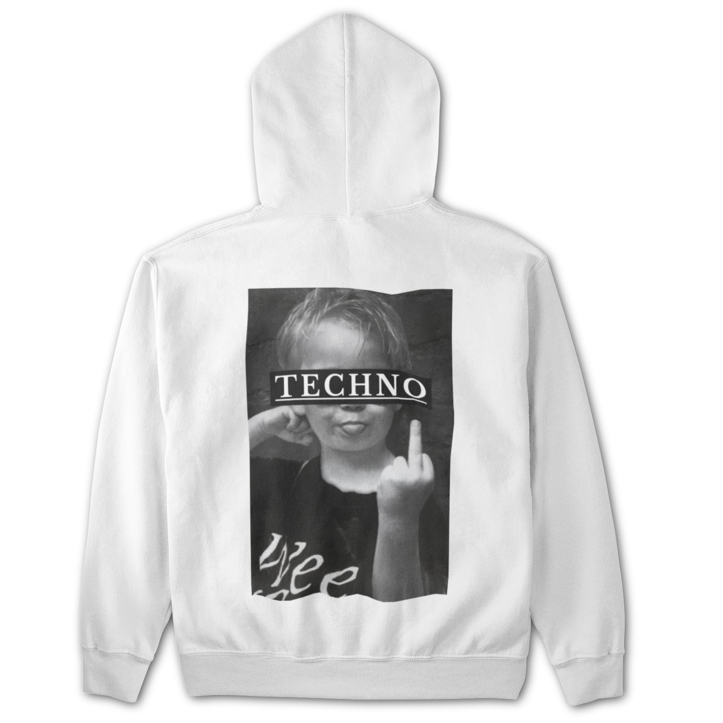 Techno Boy Backpatch Hoodie