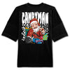 Candyman Christmas Oversized Backpatch T-Shirt Unisex
