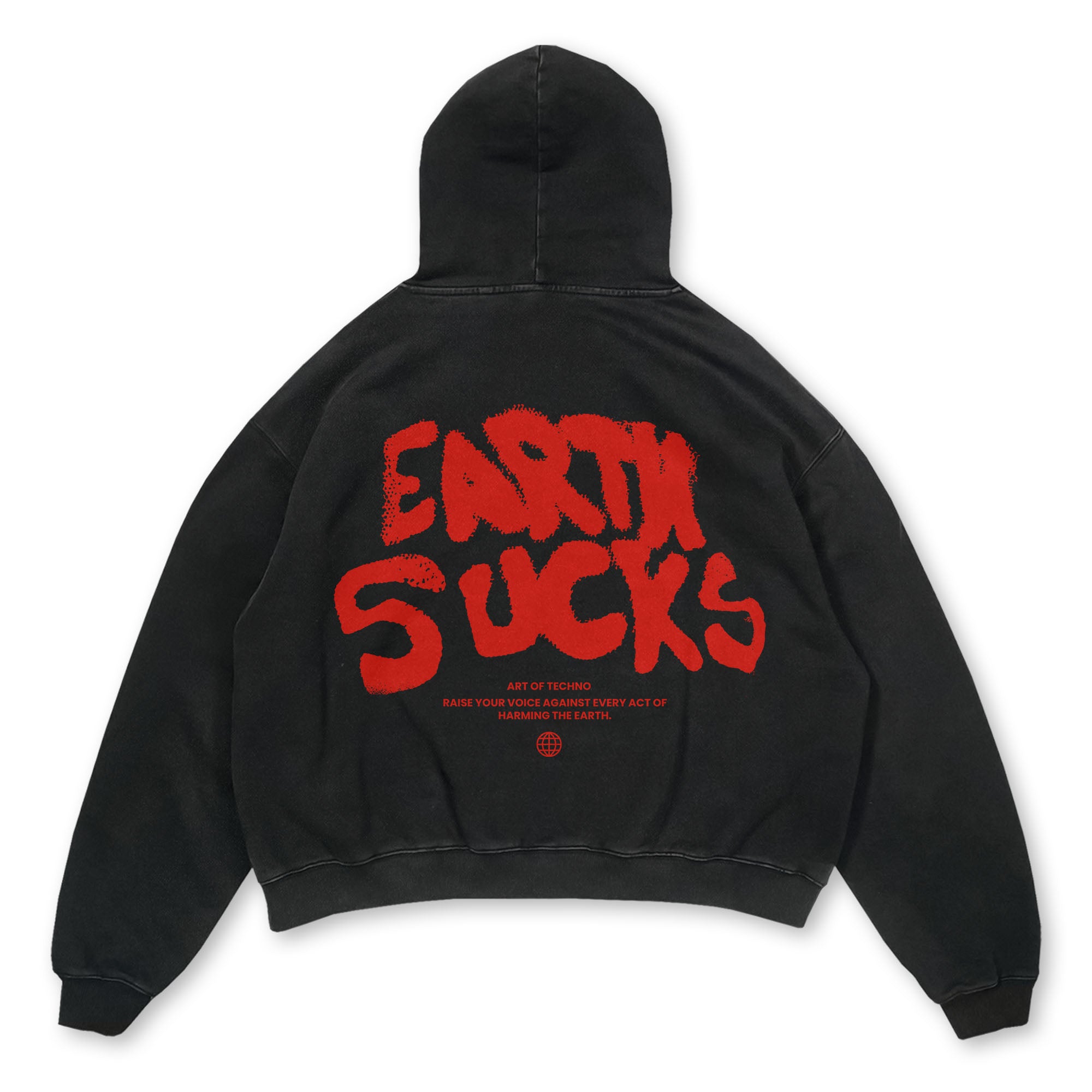 Earth Sucks Oversized Hoodie Unisex