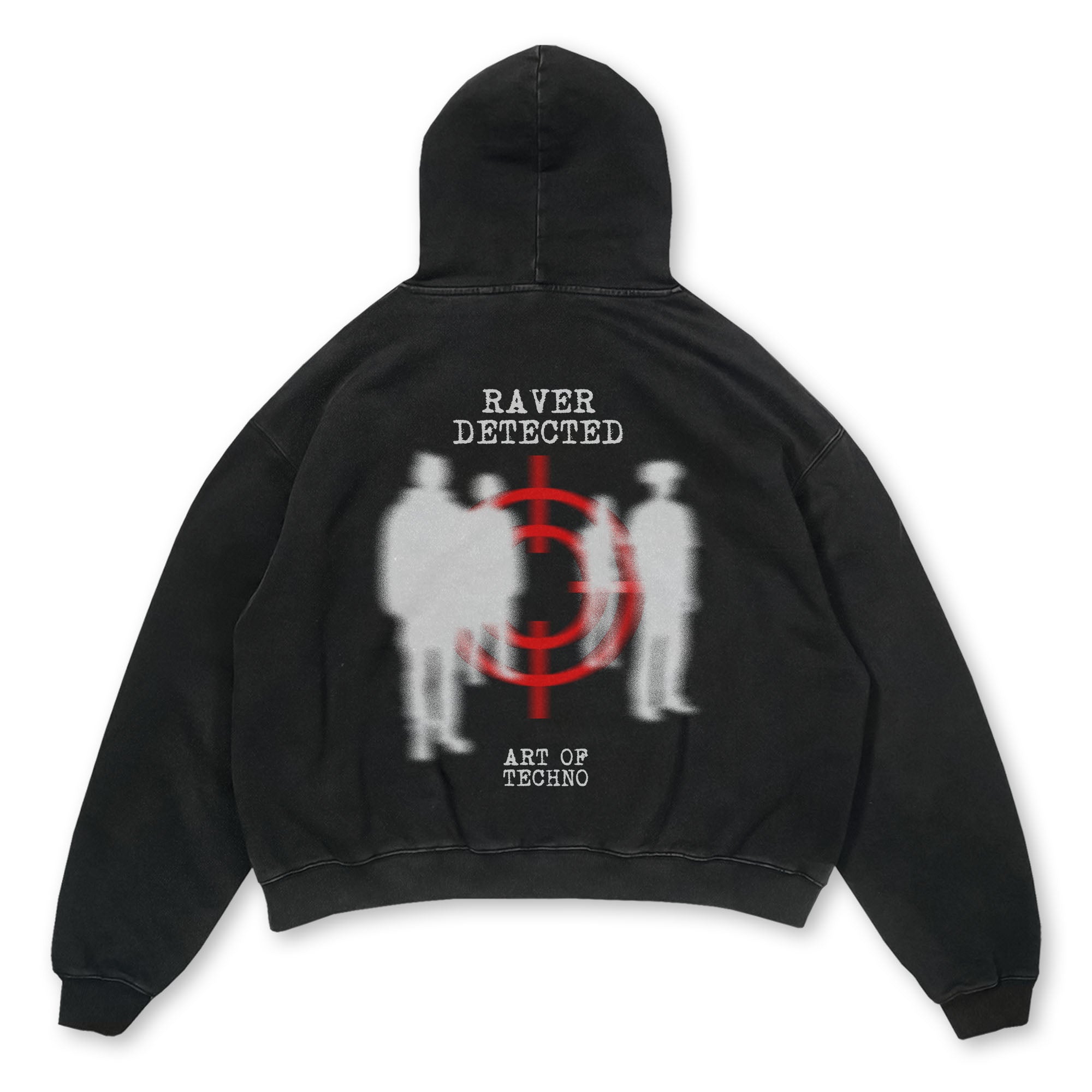 Raver Detected Unisex Oversized Hoodie