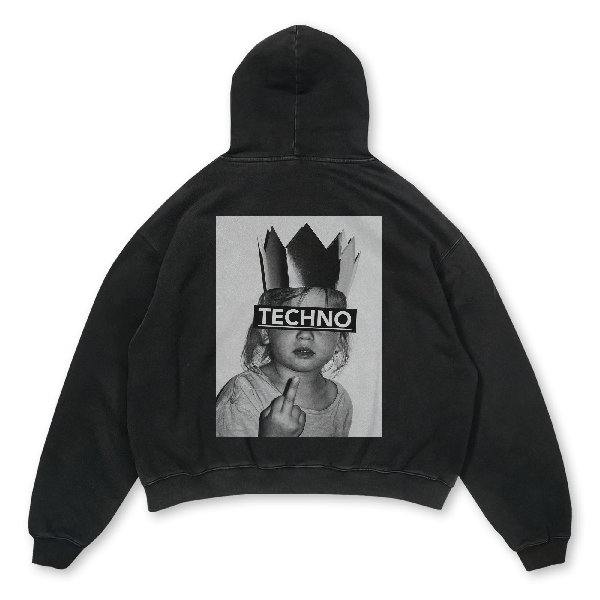 Techno Princess sudadera extragrande con capucha unisex